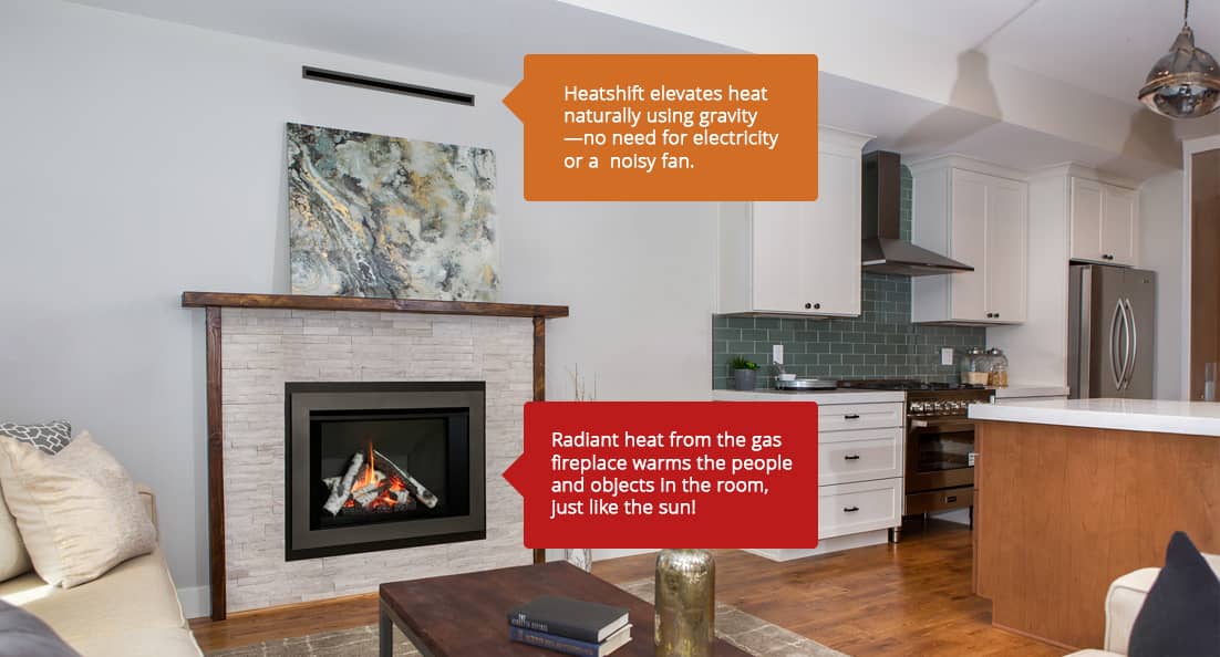 How HeatShift works with Valor Gas Fireplaces