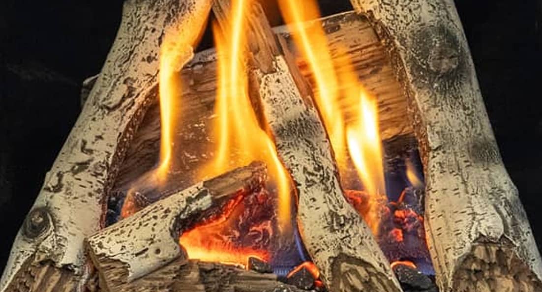 Birch Logs for P2 Valor gas fireplaces