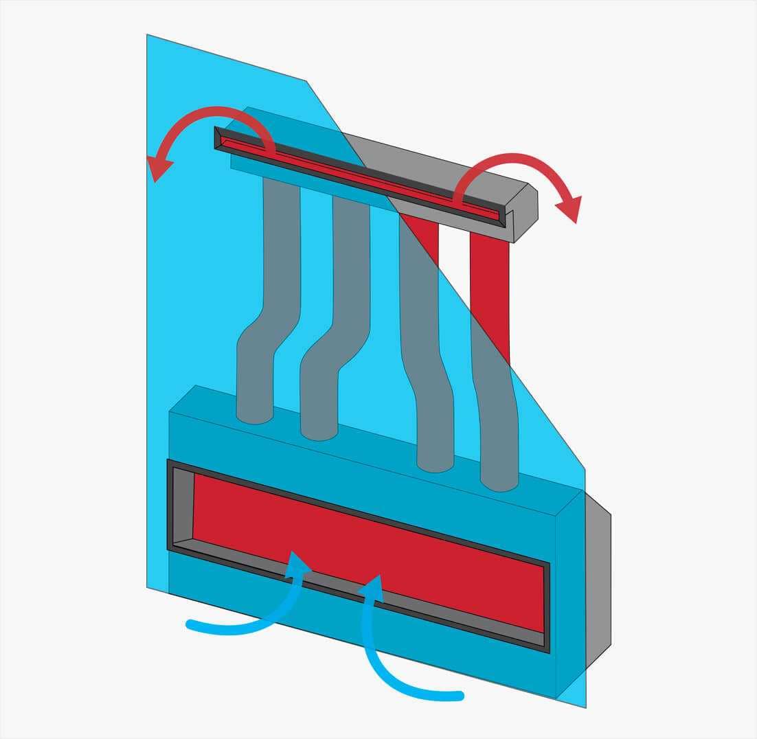 Valor HeatShift plenum installation